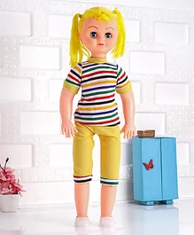 Poshampaa Realistic Leo Sweety Doll Yellow - Height 59 cm