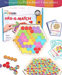 Intelliskills Hex-a-Match Puzzle Multicolor - 31 Pieces