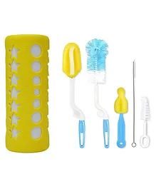Safe-O-Kid Keep It Clean Baby Safety Kit Pack of 6 - Blue & Yellow