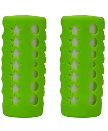Safe-O-Kid Silicone Insulated Feeding Bottle Cover Green - Fits to 250 ml Bottle