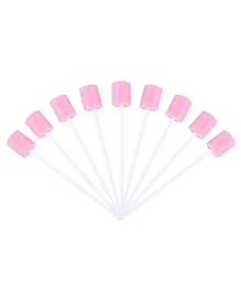 Safe-O-Kid Oral Care Disposable Mouth Swabs 100 Pieces - Pink