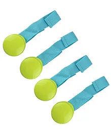 Safe-O-Kid Baby Stroller Clip Pack of 4 - Blue