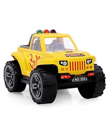 United Agencies Friction Powered Toy Formula Jeep - Yellow