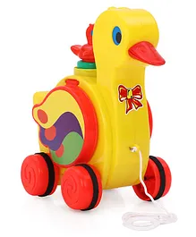 United Agencies Pull Along Toy Sweet Duck - Red & Yellow 