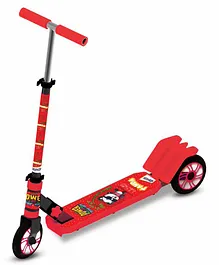 Skoodle PowerPlay Jungle Friends Baby Hereo Panda 3 Wheel Kick Scooter - Red