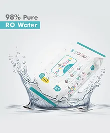 R for Rabbit Feather Aqua Wipes - 72 Pieces