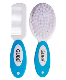 GUBB Baby Comb & Brush Set - Blue
