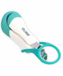 GUBB Nail Clipper With Magnifier - Green White