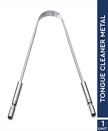Gubb Metal Tongue Cleaner- Silver