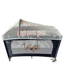 Safe O Kid Playpen Cum Cot - Blue