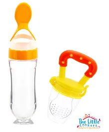 The Little Lookers Infant Squeezy Silicone Food Feeder and Fruit Pacifier Pack of 2 - 90 ml