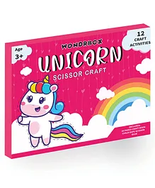Wondrbox Unicorn Scissor Craft Activity Kits - Multicolor