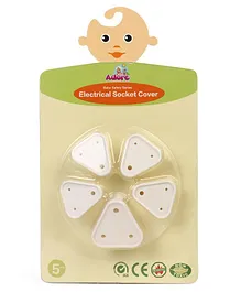 Adore Electrical Socket Cover Pack of 5 - Beige