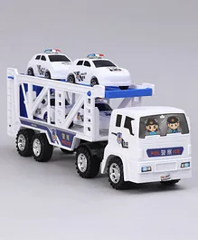 Kids Kaart Super Police Car White - 5 Pieces