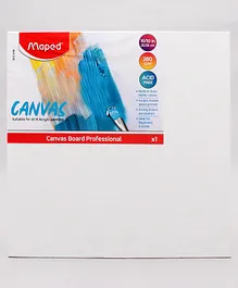 Maped Canvas Board - White