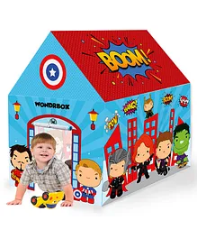 Wondrbox Marvel Theme Pretend and Play Tent House - Multi Colour