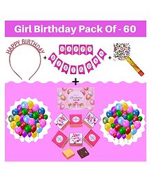 Expelite Birthday Chocolates with Decoration Kit Combo Online- Pack of 60