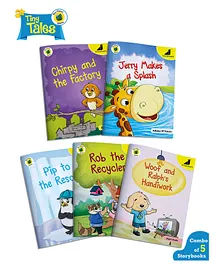 Tiny Tales Bedtime Story Books for Kids, Set of 5 - English
