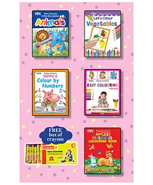 Colouring Books (Set of 5 Books)- English