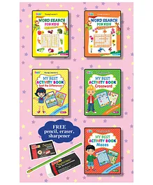 Word Search & Activity Books Set of 5 Books- English