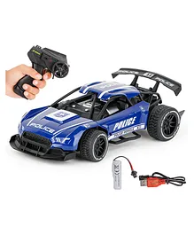 Fiddlerz RC Car Rechargeable Remote Control Racing Car - Dark Blue