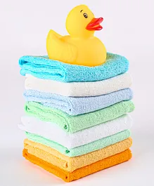 Ben Benny Wash Cloth with Toy Pack of 9 - Multicolor