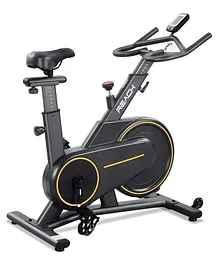 Reach Cruiser Spin Exercise Bike For Home Fitness Indoor Exercise Cycle For Weight Loss With Adjustable Magnetic Resistance Perfect Home Gym Equipment - Black