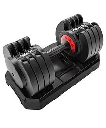 Reach Power Adjustable Home Gym Dumbbells 3 to 20 Kg - Black