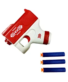 VGRASSP Mini Blaster Gun Toy with 3 Bullets Blaze Storm Manual Soft Bullet Shooting Gun Toy Safe and Range Shooting Gun