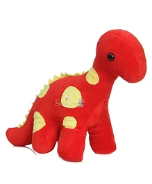 BeeWee Soft Toy Dinosaur Plush Stuffed Animal Red - Length 33 cm
