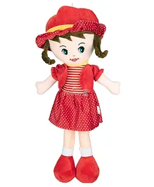 Beewee Plush Cute Super Soft Toy Huggable Winky Doll Red - Height 40 cm