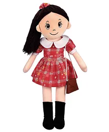 Beewee Plush Cute Super Soft Toy Melina Doll Red - Height 75 cm
