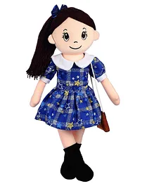 Beewee Plush Cute Super Soft Toy Melina Doll Blue - Height 75 cm
