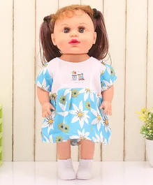 Speedage Taapsi Fashion Doll Flower Print - Height 34.5 cm (Colour & Print may vary)
