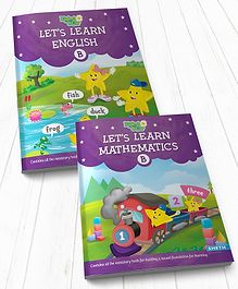 Rising Star Lets Learn English & Maths Combo Activity Workbooks Set B Set of 2 - English