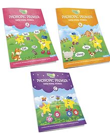 Phonopic Primer (With Vowel Stories) Books Set of 3 - English