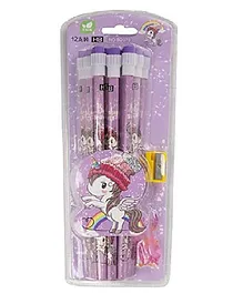 Unicorn  Pencils set  Pack of 12 - Multicolour