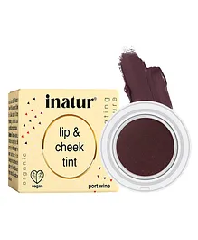 Inatur Lip & Cheek Tint Port Wine - 4 g