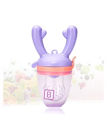 Bembika Baby Nibbler Fawn Baby Pacifier Food Nibbler - Purple