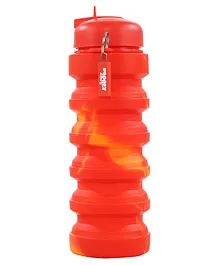 Smily Kiddos Silicone Expandable & Foldable Bottle Red - 500 ml