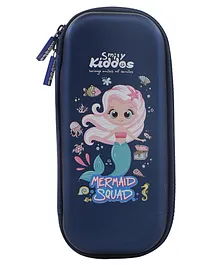 Smilykiddos Small Pencil Case Mermaid Theme - Blue