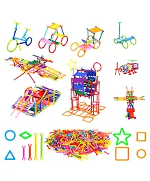 JD Fresh Smart Activity Fun and Learning Stick Building Blocks Multicolour - 384 Pieces