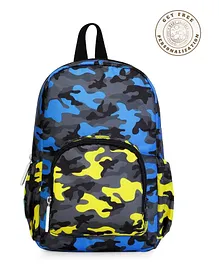 Baby Jalebi Camo Big Personalised Backpack Multicolour- Height 11 Inches