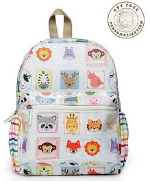 Baby Jalebi Dear Zoo Kids Big Backpack Multicolour - 13.7 Inches