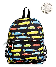 Baby Jalebi PersonalisedPlay School Bag Kids Backpack Padded Straps Speed Racer Print Multicolour  14 Inches