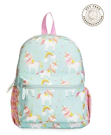 Baby Jalebi PersonalisedPlay School Bag Kids Backpack Padded Straps Starlight Unicorn Print Multicolour  14 Inches