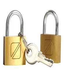 Travel Blue Security Suitcase Padlock Gold Pack of 2 - 20 mm