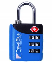 Travel Blue TSA 3-Dial Lock Combinaion -Blue
