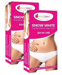 Everteen Snow White Feminine Serum for Bikini Line in Women - 2 Packs 30ml Each