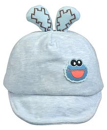 Tiekart Bunny Design & Appliqued Cap - Blue